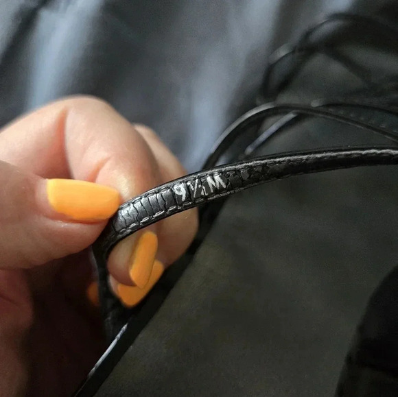 Stuart Weitzman | Black Carcel Strappy Heels Sz 9.5 - Picture 3 of 7